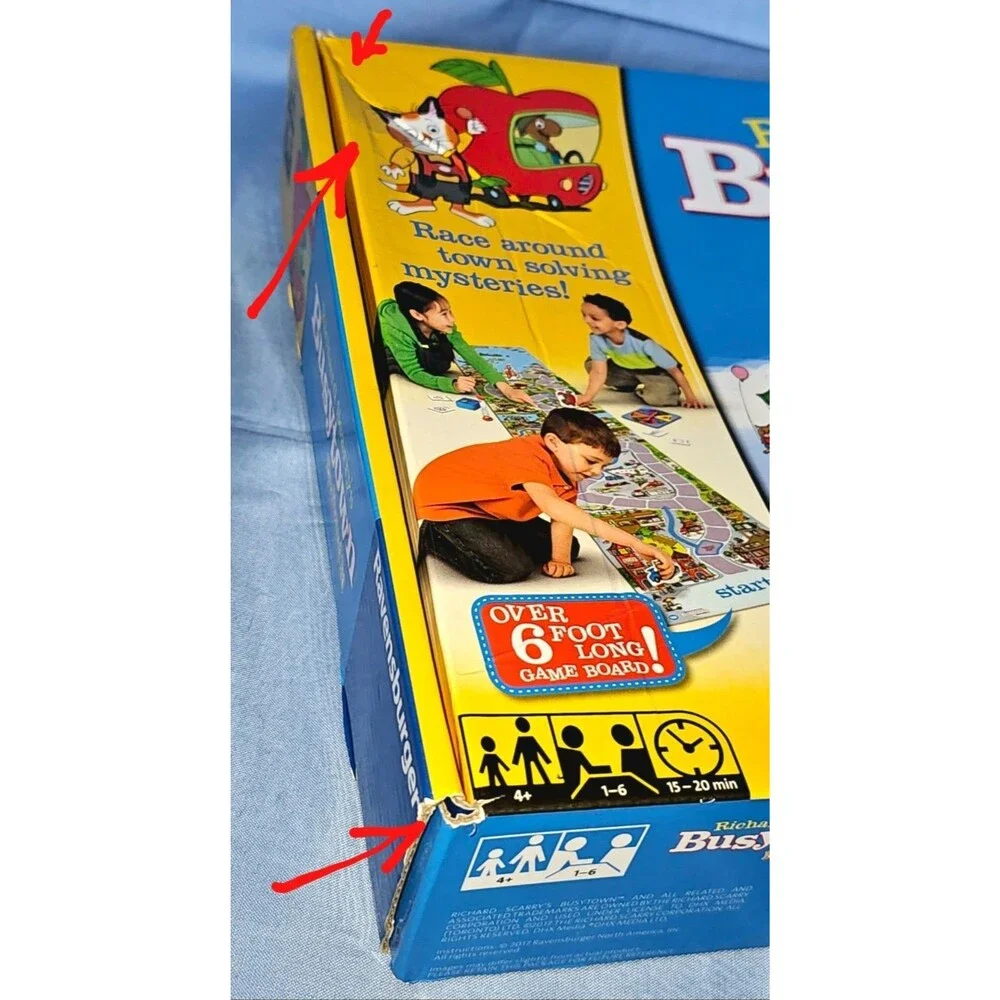 Richard Scarry's Busytown Eye Found It! COMPLETE Ravensburger 2017 Board Game